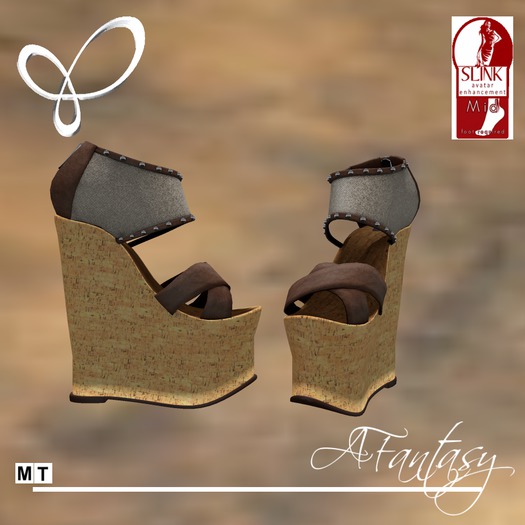 Afantasy MEDIUM SLINK Wedge Sandal Spring Break