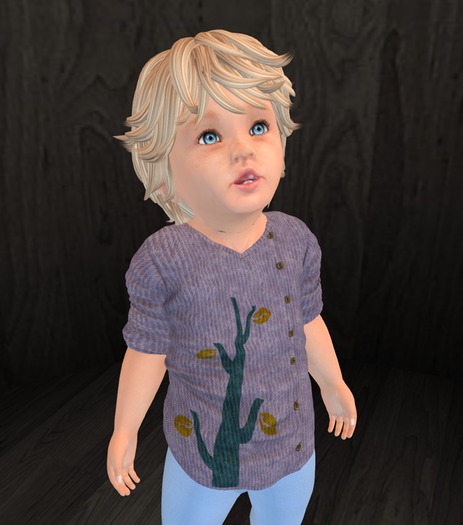 [iK01] Button Up Sweater - TOTSI - Lilac - (Click to unpack)