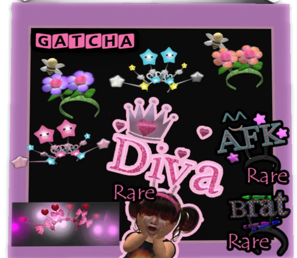 *HT* Diva headband  RARE