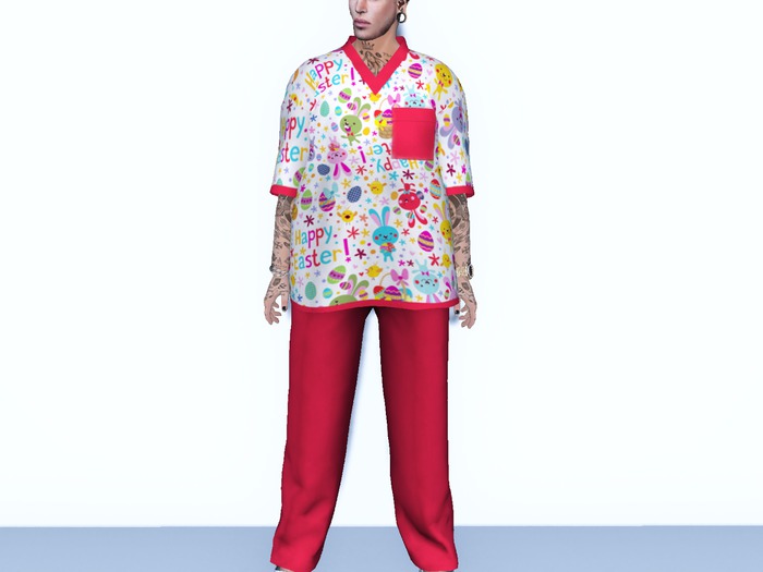 {Gator}Chomp ~M~ Scrubs/Clogs {Happy Easter Razzmatazz} [WEAR]