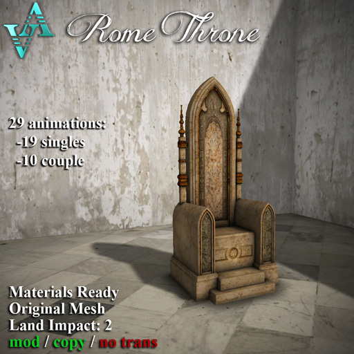 Atelier Visconti Rome Throne