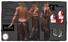 ishara sexy dress  black