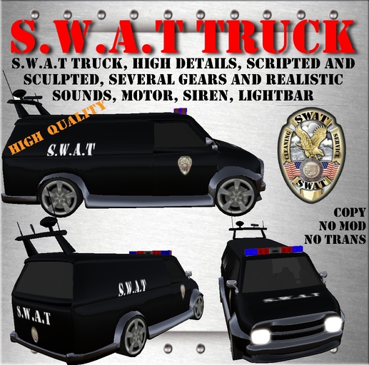 S.W.A.T truck - Police car