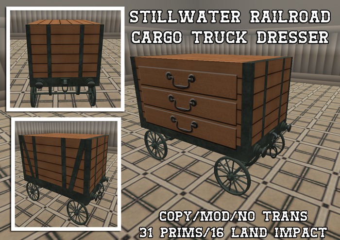 ~*SR*~ Cargo Truck Dresser [Boxed]