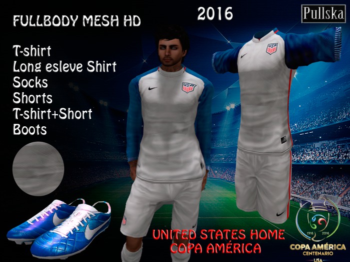 KIT UNITED STATES HOME (U.S.A) COPA AMERICA 2016