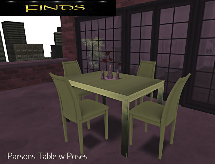 FINDS Parson Dining Table