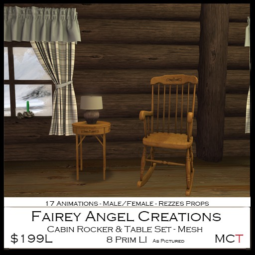 FAC Cabin Rocker & Table 199