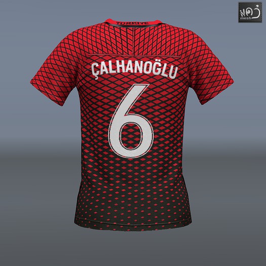 TURKEY 2016, Calhanoglu 6  (MESH) boxed