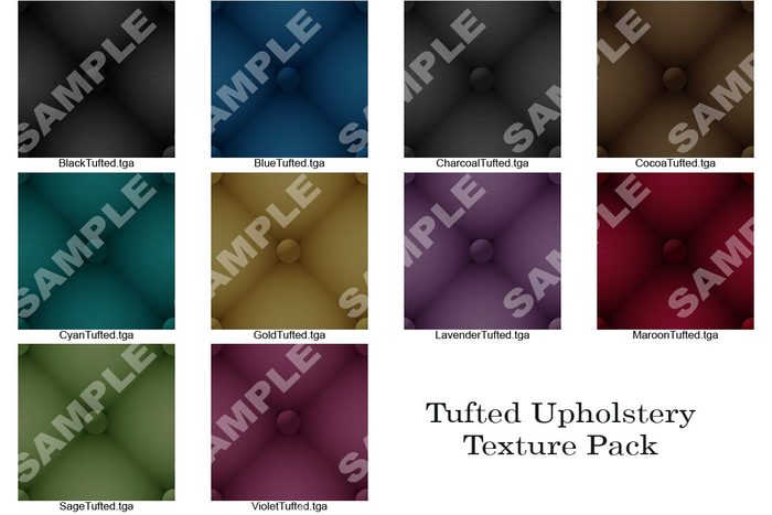 [HOT] Tufted Upholstery Texture Pack