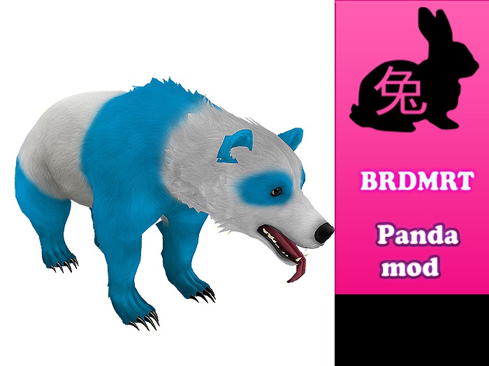 BRDMRT-Panda bear Blue