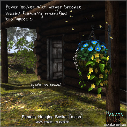 -Hanaya- Fantasy Hanging Basket [mesh]