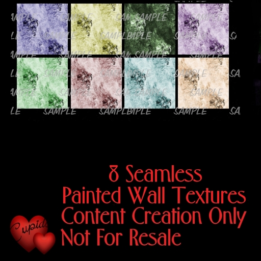 8 Seamless Painted Wall Textures