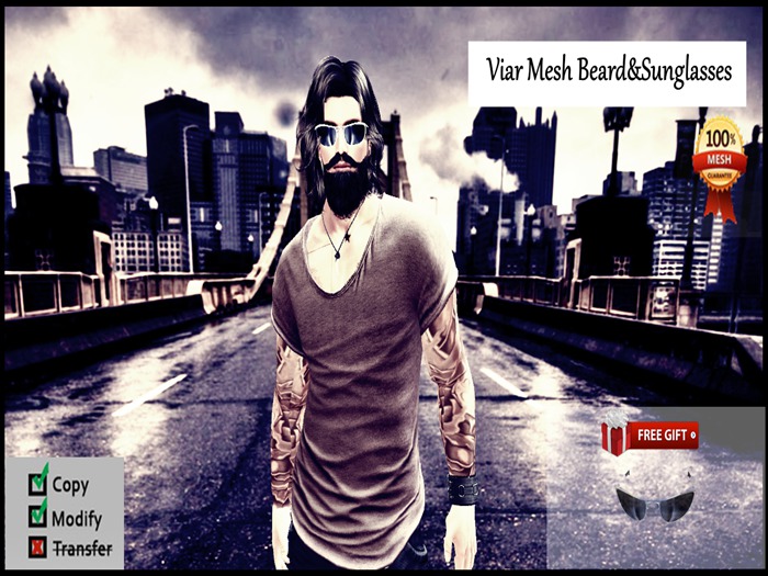 Viar Beard&Sunglasses