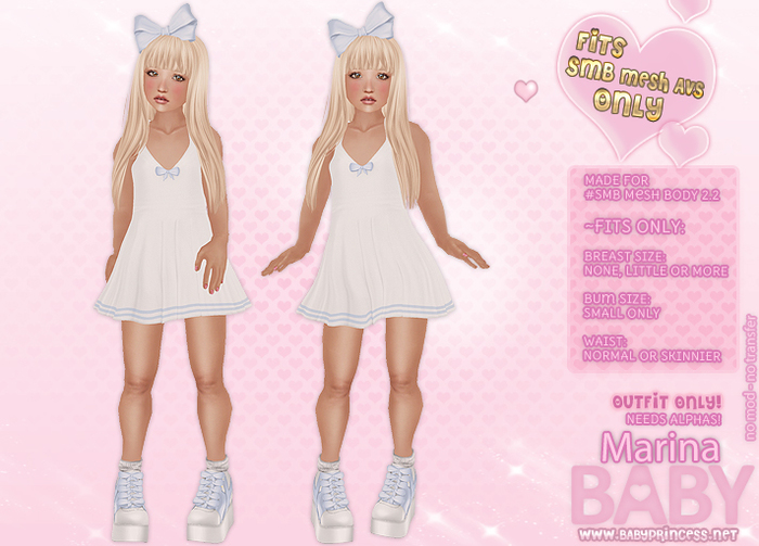 :*BABY*: SMB Marina - White Blue