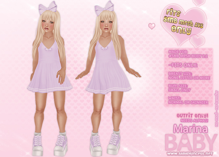 :*BABY*: SMB Marina - Purple