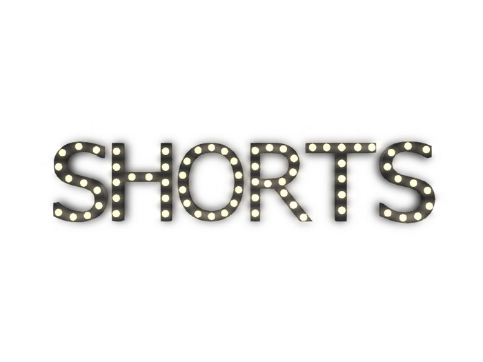 [Px] "SHORTS" Illuminated Light Bulbs Sign