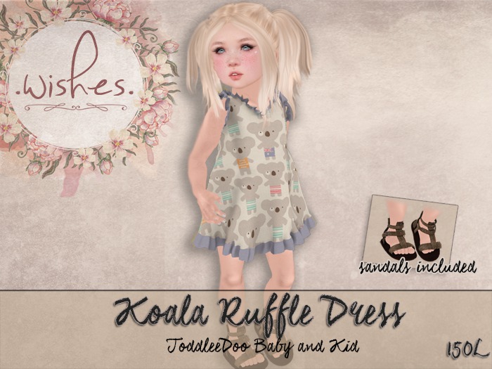 .Wishes. ~ Ruffle Dress - Koala