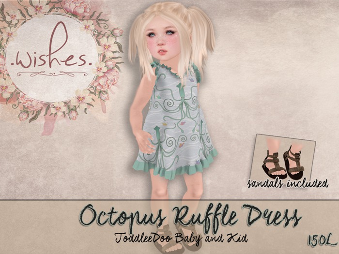 .Wishes. ~ Ruffle Dress - Octopus