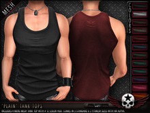 = REBELLION = "PLAIN" TANK TOPS