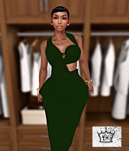 Bella Gown Olive