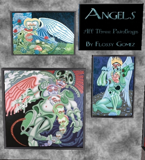 Angels Paintings Set