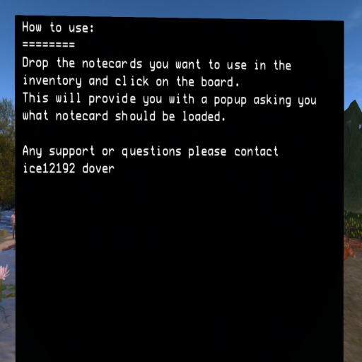 [ICED] Information Panel