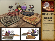 "Moon_Sha" Hearts Deco - Full Pack (Trans)