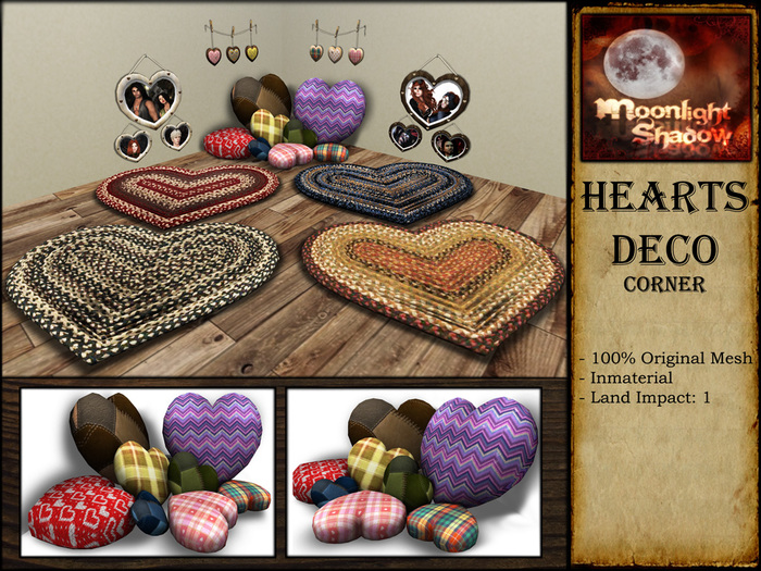 "Moon_Sha" Hearts Deco - Corner (Copy)