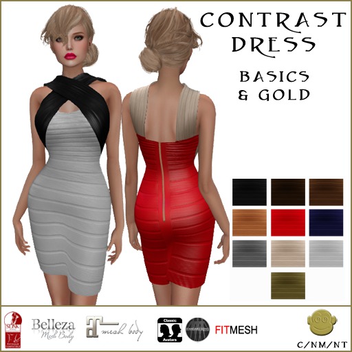 BM Contrast Dress Basics DEMO