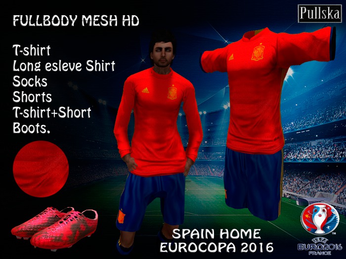 KIT SPAIN HOME EUROCOPA 2016
