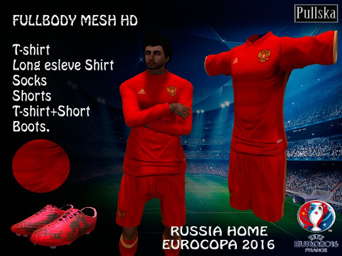 KIT RUSSIA HOME EUROCOPA 2016