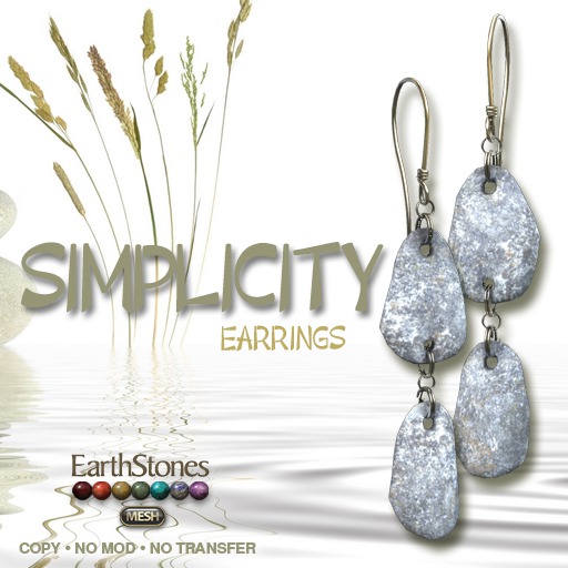 EarthStones Simplicity Earrings (wear to open)
