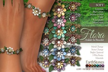 EarthStones Flora Anklets & Bracelets - Soft 
