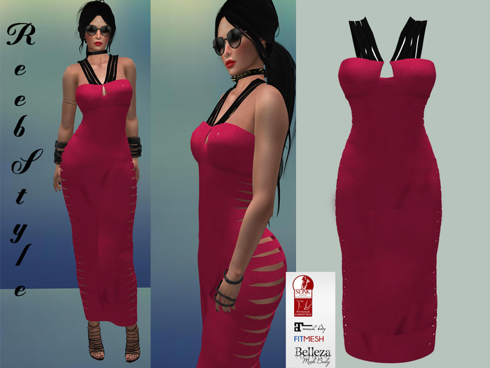 433-Reeb STyle DAmla pink1Dress