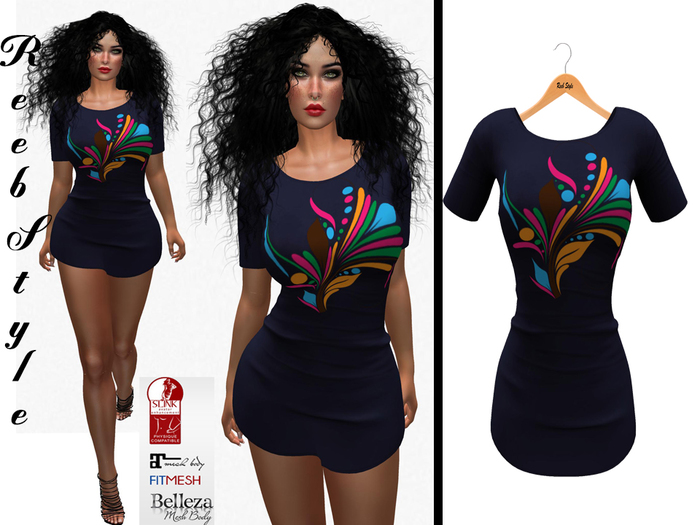 437-Reeb STyle Maral Mor Dress