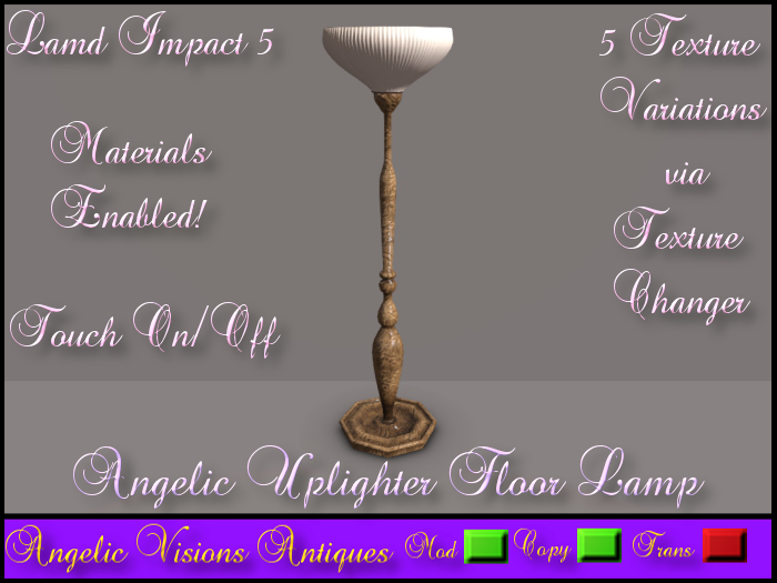 Angelic Uplighter Floor Lamp TCM BOXED