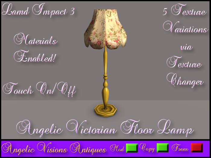 Angelic Victorian Floor Lamp 