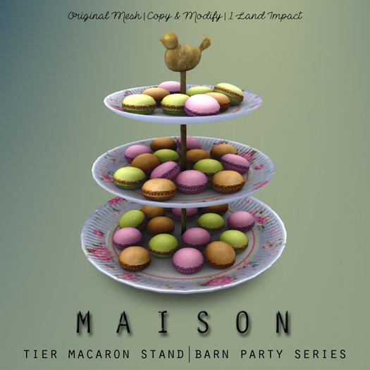 MAISON - Tier Macaron Stand (Rezz me)