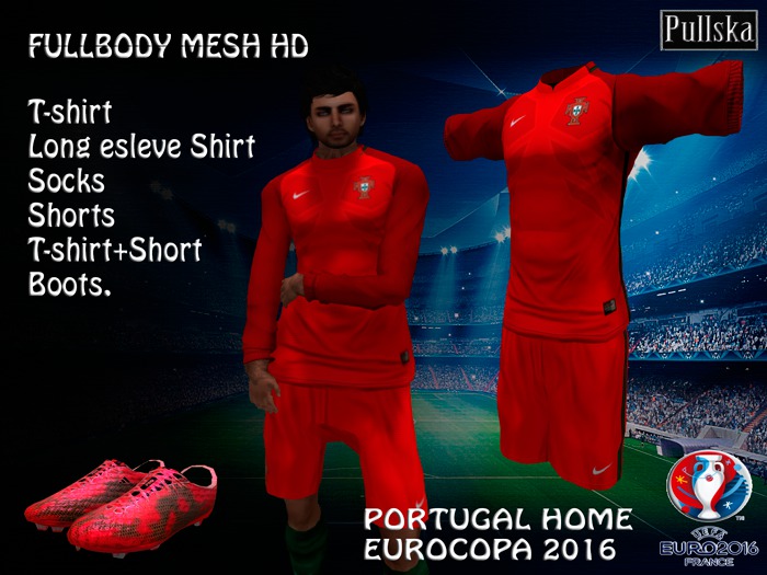 KIT PORTUGAL HOME EUROCOPA 2016