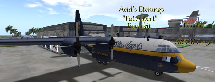 Acid's Etchings Blue Angels Fat Albert paintkit