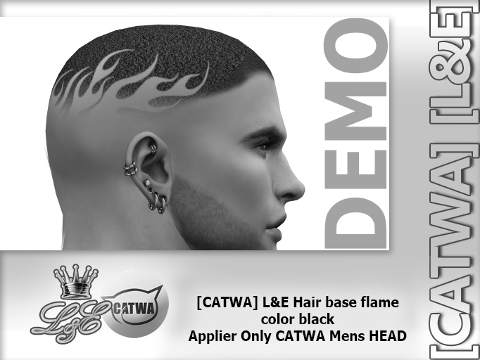 [CATWA] L&E Hair base flame Unpack Demo