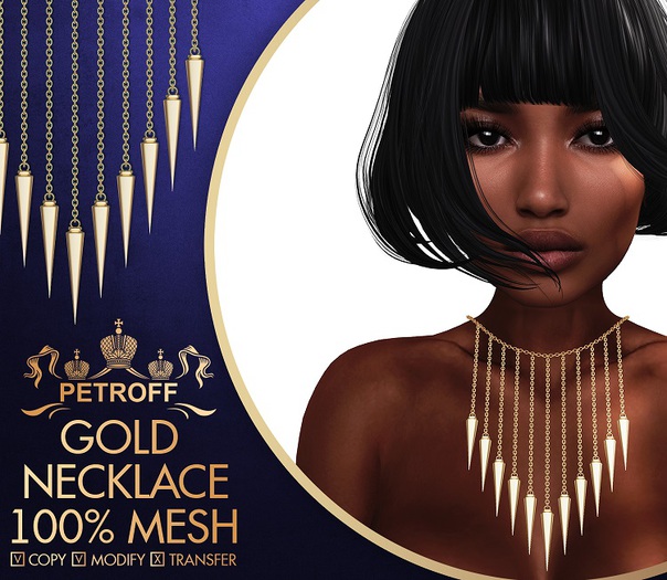 *PetroFF* Gold Necklace Set