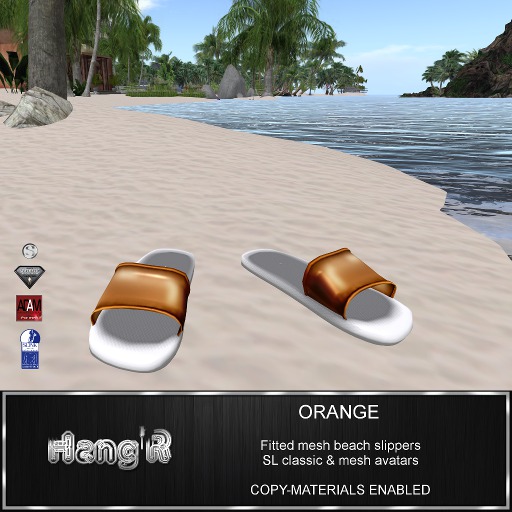 [Hang'R] Slippers (orange) fitmesh-materials enabled