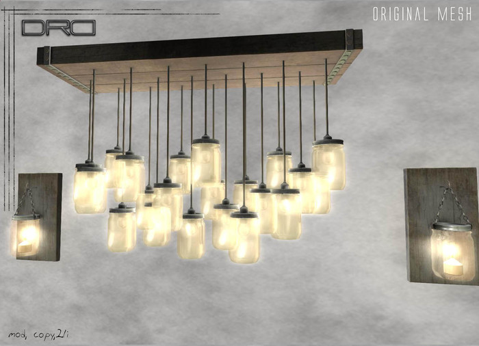 -DRD- industrial lights -masonjar lights