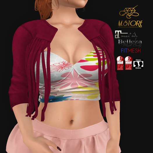{M.STORE} Jacket Sofie Maple/Top Flower