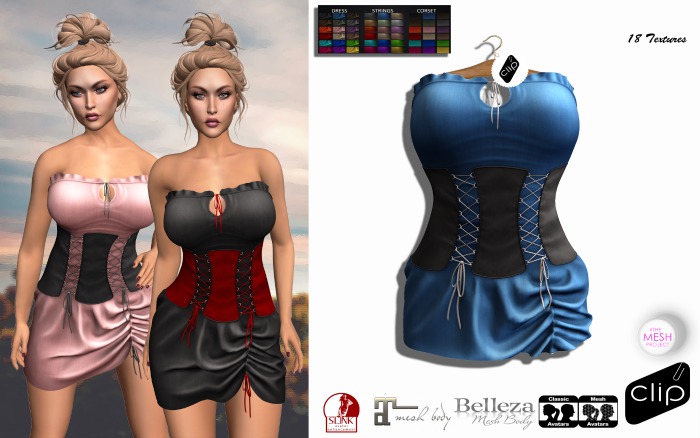 *<*CLIP*>*  Lilia Dress HUD Driven