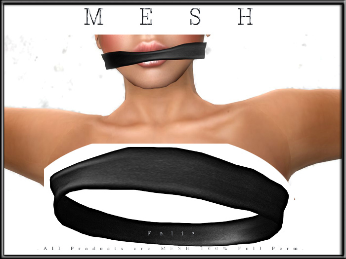 [Feliz] Mouth strap - MESH FULL PERM