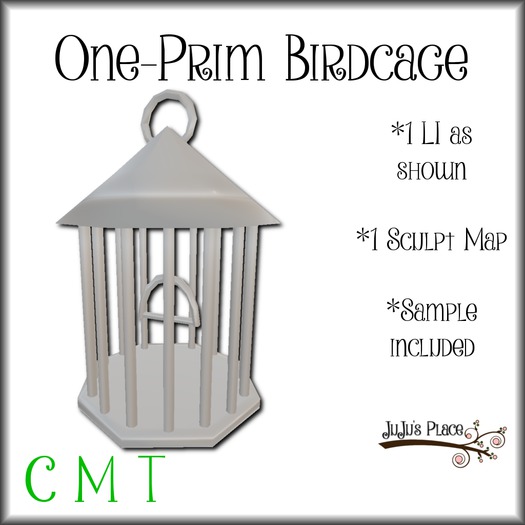 One-Prim Birdcage (boxed)