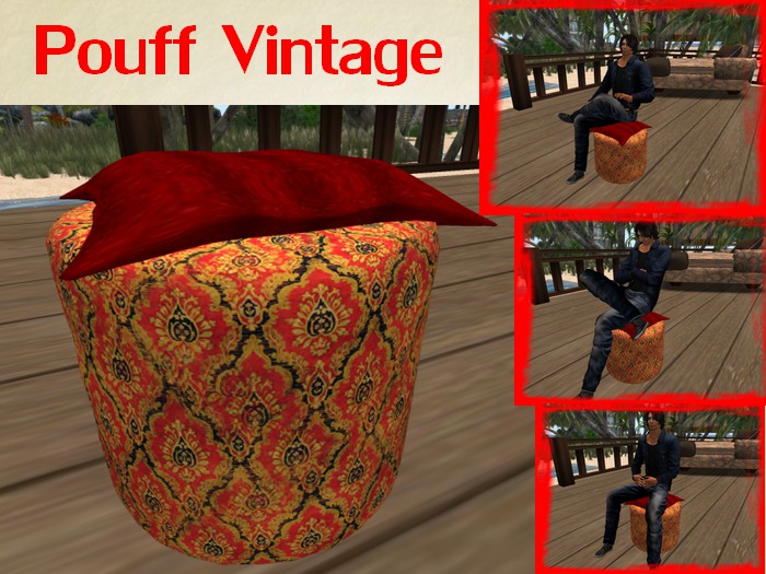 Pouff Vintage