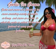 ~*SB's*~ Garlic Ice Cream
